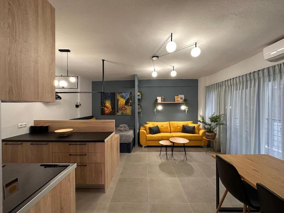 The Yellowblue Apartment, Downtown Selanik Dış mekan fotoğraf